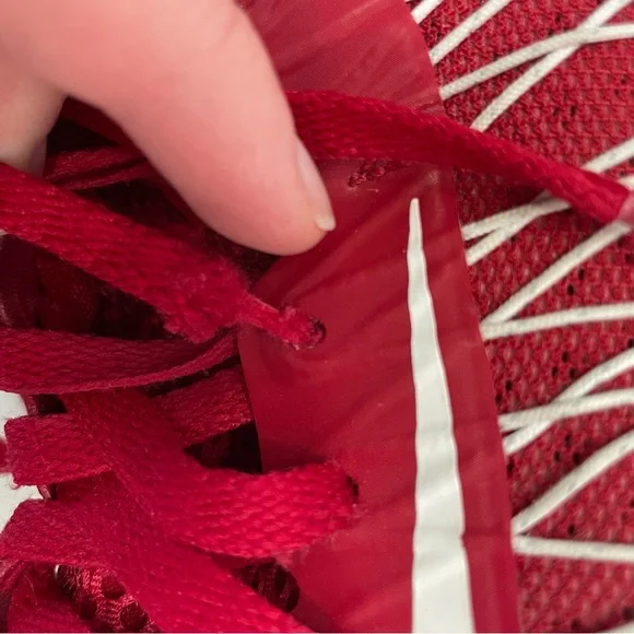 Nike Men's Red Basketball Shoes Size 7.5 - Picture 9 of 13